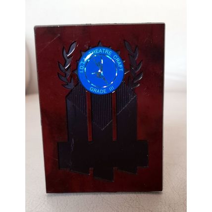International Dance Teachers’ Association Award Plaque : Theatre Craft Grade III