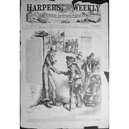 An international conference about money, by Thomas Nast - Harper's Weekly, 1878