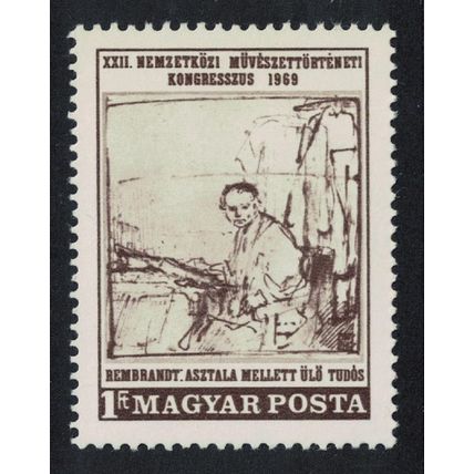 Hungary Rembrandt Painting 1969 MNH SG#2476