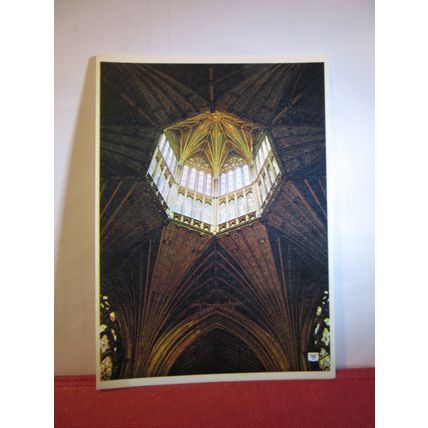 LANTERN INTERIOR, ELY CATHEDRAL CAMBRIDGESHIRE unused postcard by Walter Scott =