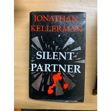 1989 JONATHAN KELLERMAN "SILENT PARTNER" FICTION HARDBACK BOOK (P5)