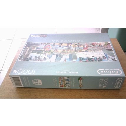 RIVER THAMES, LONDON Panorama Jigsaw Puzzle (1000 Piece) Falcon (2016)
