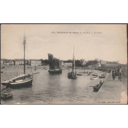 Le Port, Portrieux-Saint-Quay, 1922 - Barat CPA