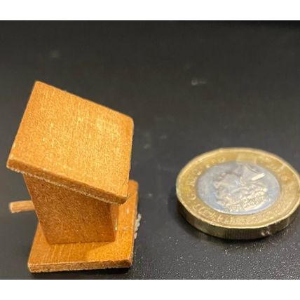 Wooden Birdbox for a Dollshouse Garden