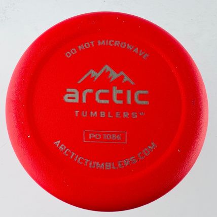 Arctic Tumbler Red Stainless Steel Coffee Mug Size Cup with Travel Sip Lid