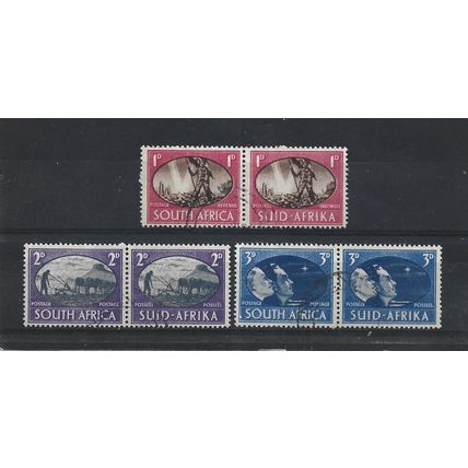 SouthAfrica.Victory set of 3 Pairs.Fine Used.Aug25a