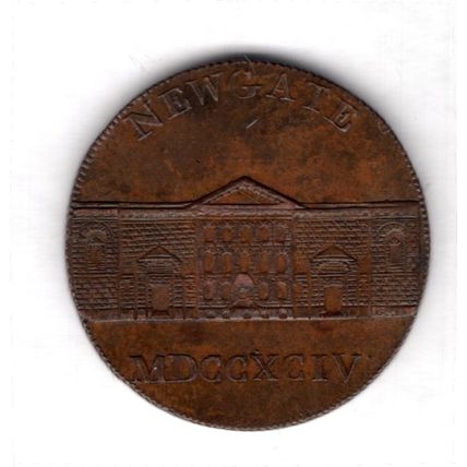 Great Britain. Newgate Halfpenny 1794. dy14989