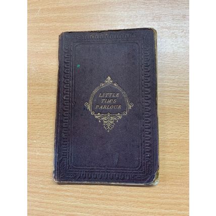 RARE* 1866 "LITTLE TIM'S PARLOUR" SPCK FICTION MINIATURE ANTIQUE HB BOOK (P2)