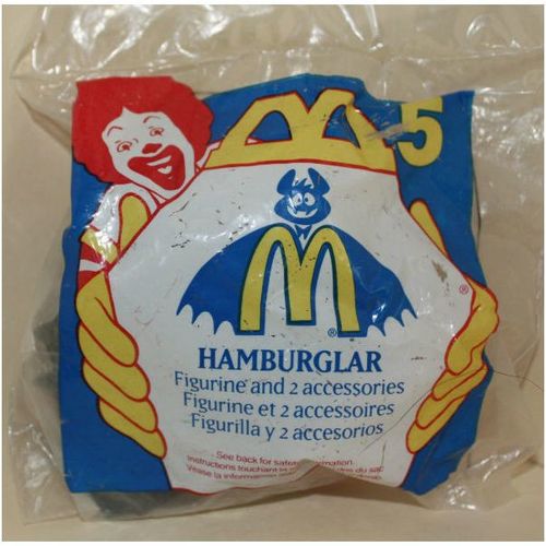 1995 McDonalds Halloween #5 Hamburglar & Spider Costume Mint in Package