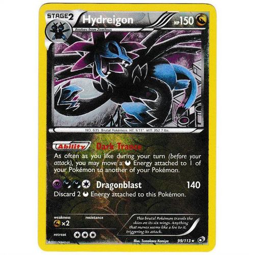 Pokemon B&W Legendary Treasures - #99/113 - Hydreigon Rev Holo