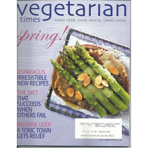 VEGETARIAN TIMES magazine APRIL 2005