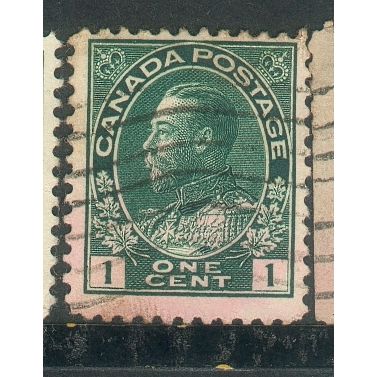 Canada stamps 1912 - SG 196 - 1c KGV - used