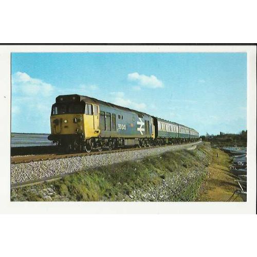 Railway BRITISH RAIL 50 045 Postcard by Dawlish Warren Museum