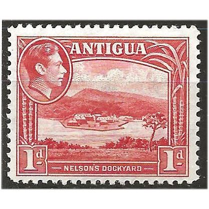 Antigua 1938 SG99 1d Scarlet Unmounted Mint . .. .