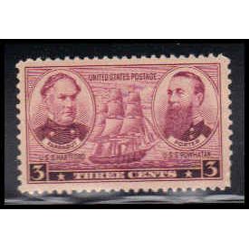 792 3c Farragut-Porter Fine MNH O0584