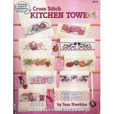 Cross Stitch Kitchen Towels 3518