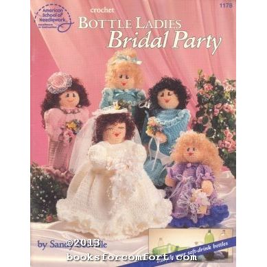 Crochet Bottle Ladies Bridal Party 1178