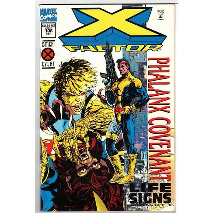 X- FACTOR # 106 Foil cover (1994)