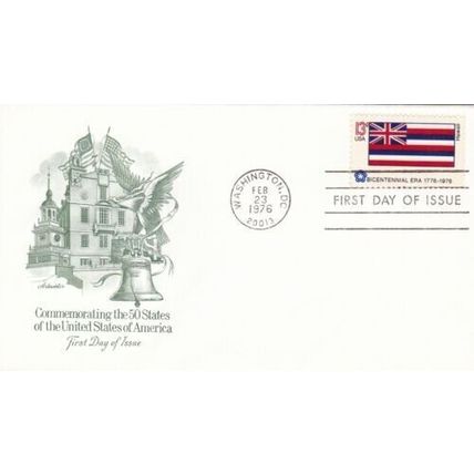 United States 1976 Hawaii FDC Washington DC cancel unaddressed VGC