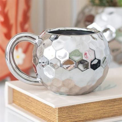 Mug, Silver Disco Ball Design