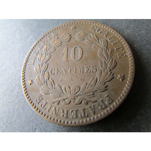 1879 FRANCE 10 CENTIMES A MINT MARK FREE POST. G