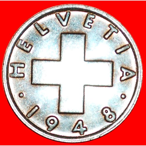 OAT SPRIG: SWITZERLAND ★ 2 RAPPEN 1948B! LOW START ★ NO RESERVE!