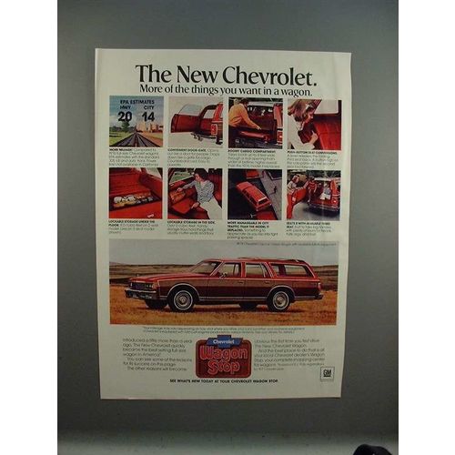 1978 Chevrolet Caprice Classic Wagon Ad - You Want!