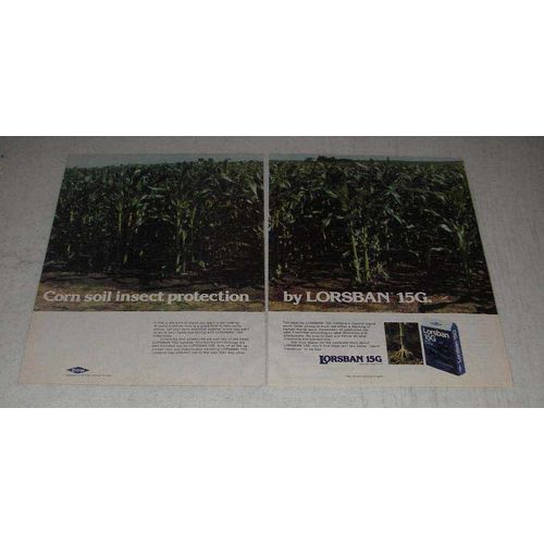1983 Dow Lorsban 15G Granular Insecticide Ad