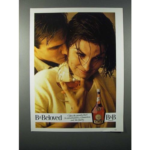 1985 Benedictine B&B Liqueur Ad - B&Beloved