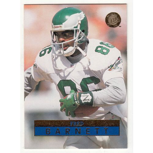1996 Fleer Ultra Fred Barnett #117 Football card – Philadelphia Eagles