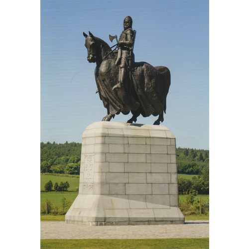 S599: Robert the Bruce - King of Scotland 1306 - 1329 Statue, Bannockburn.