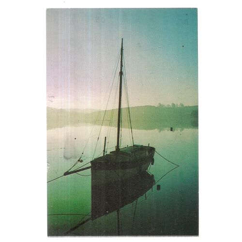 THE RIVER AT TRURO, CORNWALL. used vintage postcard 1984 postmark =