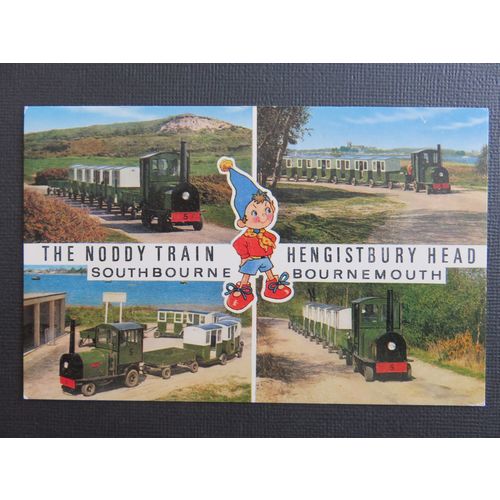 The Noddy Train, Hengistbury Head, Bournemouth, Dorset Postcard