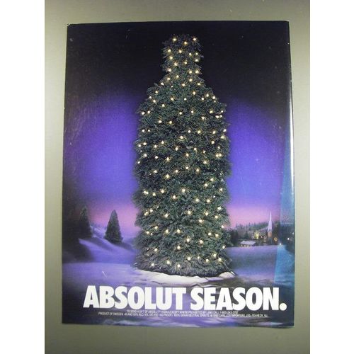 1991 Absolut Vodka Ad - Absolut Season