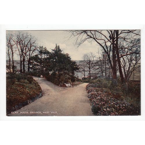 Clay House Grounds West Vale Near Halifax Yorkshire Postcard 127