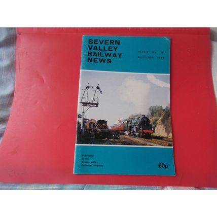 SEVERN VALLEY / ISSUE 81 / AUTUMN1986 /(19/01) POSTAGE FREE