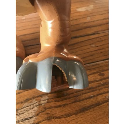 Large Brown T Rex Dinosaur Motion Roar Sounds 19" Figure Toy Fisher Price Mattel