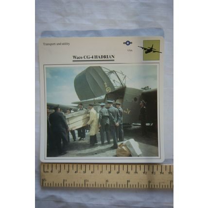 Waco CG-4 Hadrian - USA - Transport & Utility - Collectors Club Card