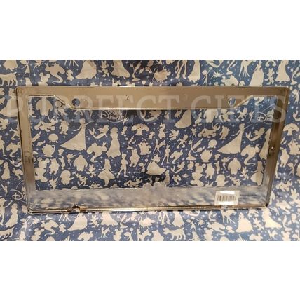 WALT DISNEY STUDIOS EXCLUSIVE MICKEY CHROME LICENSE PLATE FRAME HOLDER~NEW~HTF~