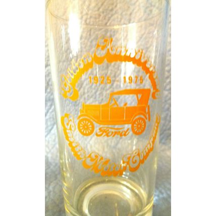 SET OF 2 RARE SMITH MOTOR COMPANY GOLDEN ANNIVERSARY 1925 - 1975 GLASSES