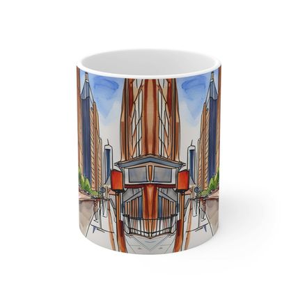 At the Cafe Golden Gate Bridge California #22 Mug Ceramic Coffee Mug 11oz