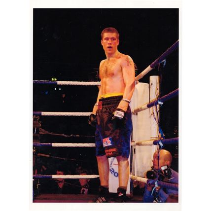 Wayne Pinder Boxer Boxing Giant 12x8 Hand Signed Photo