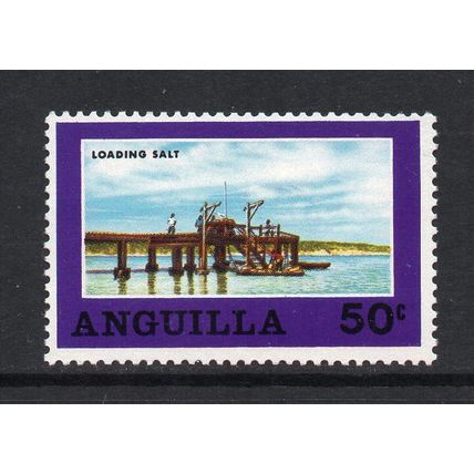Anguilla - 1969 - 50c Loading Salt (sg52), MNH