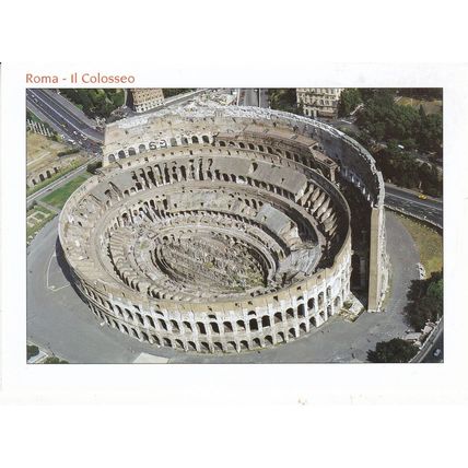 Roma Colosseo Italy Postcard unused VGC