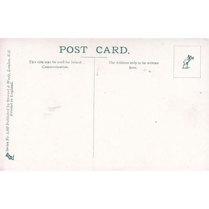 B646 PADLEY WOODS, DERBYSHIRE. PRINTED ART POSTCARD
