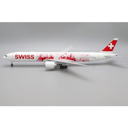 B777-300ER SWISS "FACES OF SWISS" REG: HB-JNA W/STAND - JC WINGS XX20038 1/200