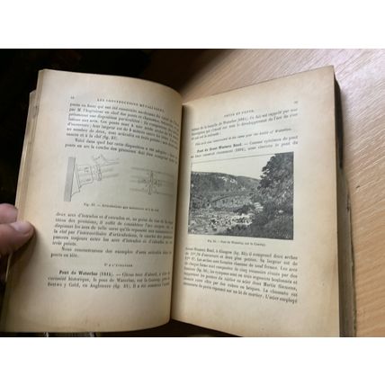 RARE* 1894 "LES CONSTRUCTIONS METALLIQUES" FRENCH ILLUSTRATED ANTIQUE BOOK (P6)