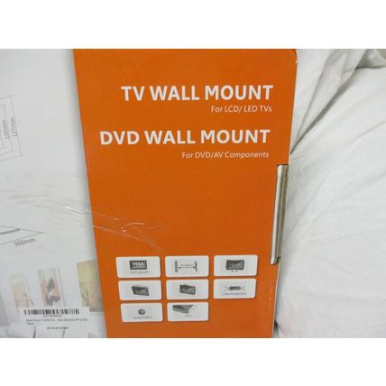 Universal 13"-27" Double Arm Articulating TV Wall Mount LDA21-112+DVD-30 Flat TV