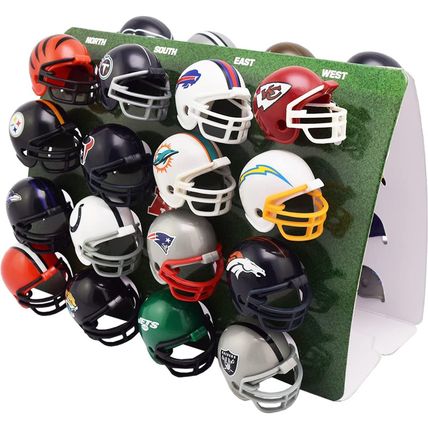 Riddell 32 Piece NFL Helmet Tracker Set - Gumball Size Helmets - All NFL Current