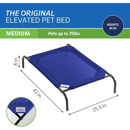 Coolaroo Original Elevated Dog Bed - Breathable Off-The-Ground Pet Bed with Cool